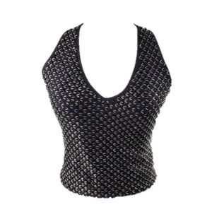 Cache beaded halter top